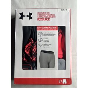 Under Armour Boys' Performance Tech Boxerjock Youth LG Boxer Briefs Underwear